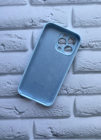Силиконовый чехол Silicone Case Full для iPhone 13 Pro :: Светло-голубой Creative (257650754)