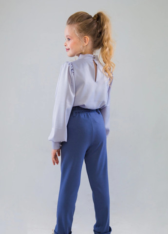 Синие кэжуал демисезонные брюки Suzie