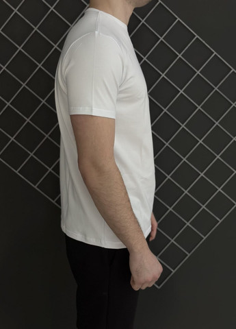 Біла футболка бавовняна з лого adidas Vakko