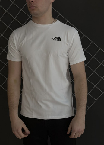 Белая футболка хлопковая с лого tnf Vakko
