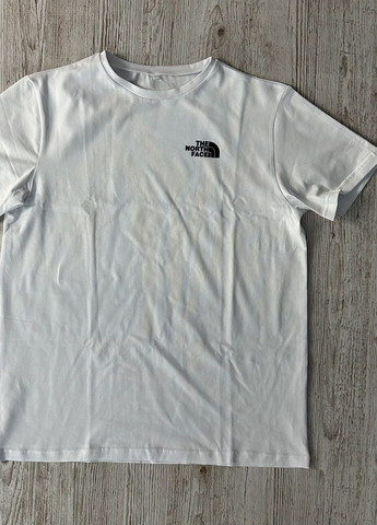 Біла футболка бавовняна з лого tnf Vakko