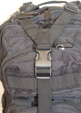 Рюкзак тактичний 50х28х25 см із кріпленням Molle чорний 25 л No Brand (257658562)
