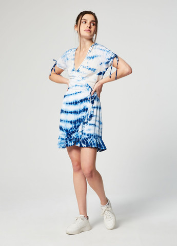 Білий кежуал сукня міні у візерунок Jennyfer однотонна