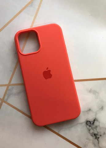 Силиконовый чехол Silicone Case для iPhone 12 / 12 Pro (6.1) :: Оранжевый Creative (257663512)