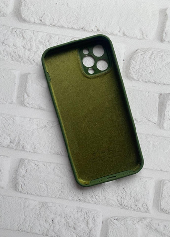 Силіконовий чохол Silicone Case Full для iPhone 12 Pro (6.1) :: Лісовий зелений Creative (257663504)