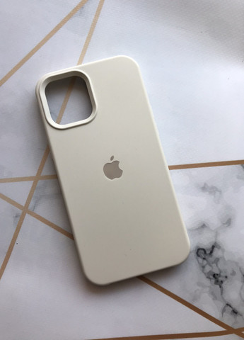 Силиконовый чехол Silicone Case для iPhone 12 Pro Max :: Молочный Creative (257664155)