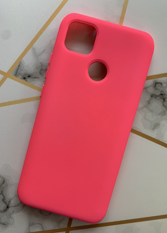 Силиконовый чехол Silicone Case (no logo) для Xiaomi Redmi 9С Малиновый Creative (257666693)