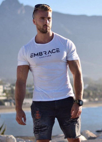 Біла футболка чоловіча Flyfirefly