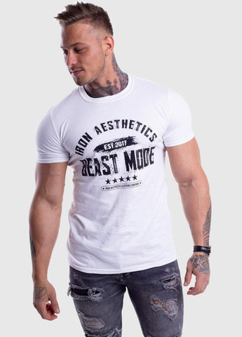 Белая мужская футболка BUTZ