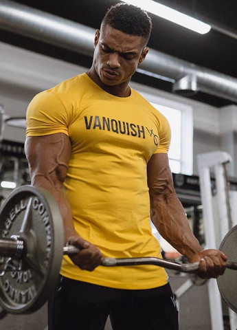 Жовта футболка чоловіча VQH