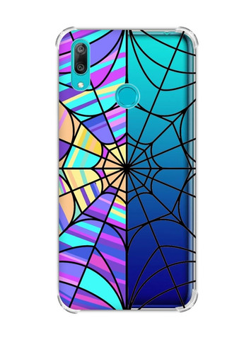 Чохол з потовщеними кутами Huawei Y7 2019/Y7 prime 2019 Павутина. Венздей (принт 213) Creative (257677549)