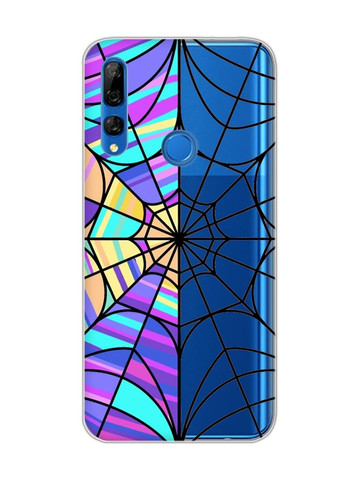 Прозорий чохол для Huawei P Smart Z / Y9 Prime 2019 Павутина. Венздей (принт 213) Creative (257677419)