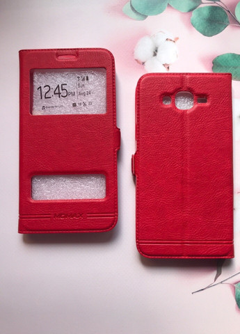 Чехол-книжка Momax для Samsung Galaxy J7 Красный Creative (257683606)