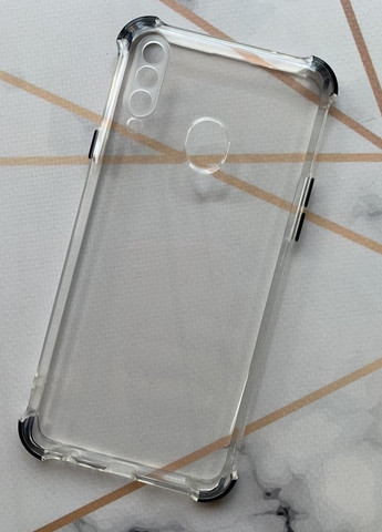 Силиконовый чехол с утолщёнными углами чёрного цвета для Samsung A20s / A207F Creative (257683124)