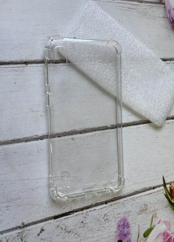 Ультратонкий прозорий силіконовий чохол з потовщеними кутами для Samsung Galaxy А10 (2019)/А105 Creative (257682315)