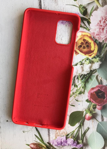 Силиконовый чехол Silicone Case для Samsung Galaxy M31s Красный Creative (257683610)