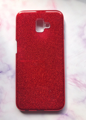 Силиконовый чехол Shine Silicone Case для Samsung Galaxy J6 Plus Красный Creative (257682534)