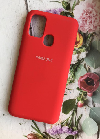 Силиконовый чехол Silicone Case для Samsung Galaxy M31 Красный Creative (257683331)