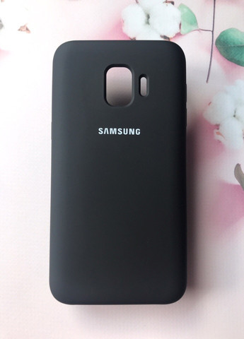 Силіконовий чохол Silicone Case для Samsung Galaxy J2 Core Чорний Creative (257682386)