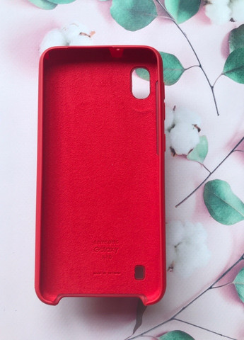 Силиконовый чехол Silicone Case для Samsung Galaxy А10 (2019) А105 Красный Creative (257682500)