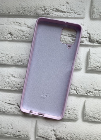 Чехол Silicone Case для Samsung Galaxy A12 Сиреневый Creative (257683413)