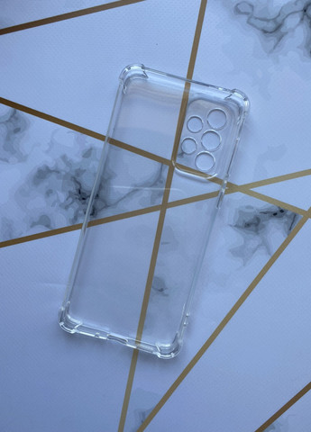 Прозорий силиконовий чохол з потовщеними кутами на Samsung A33 5G Creative (257682698)