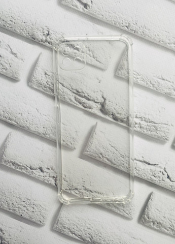 Прозрачный силиконовый чехол с утолщёнными углами для Samsung Galaxy A22 5G / A22s 5G Creative (257683016)