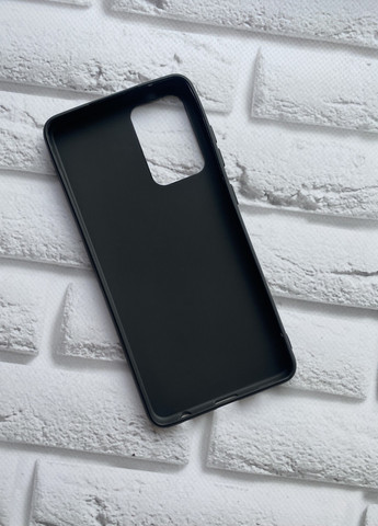 Силиконовый матовый чехол для Samsung Galaxy A52 Чёрный Creative (257683339)