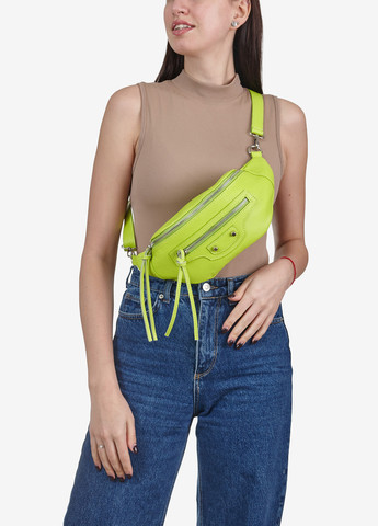 Поясная сумка кожаная женская (бананка) на пояс Regina Notte (257690125)