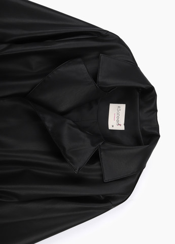 Черный женский пиджак Sateen однотонный - демисезонный
