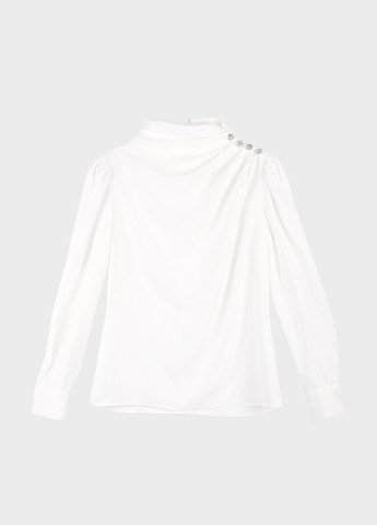 Белая блуза Sateen