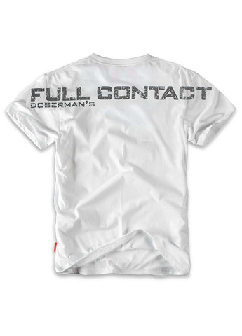 Белая футболка Dobermans Aggressive