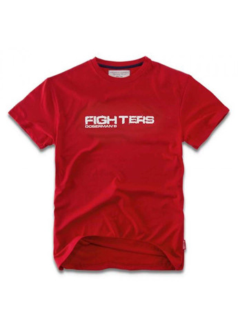 Красная футболка Dobermans Aggressive