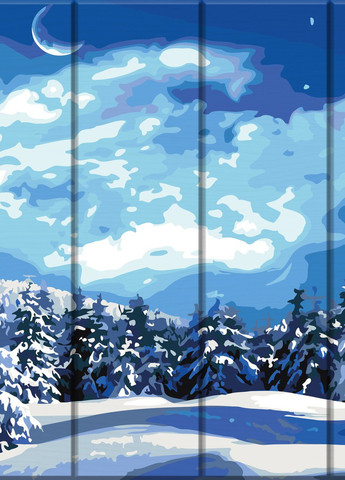 Картина по номерам на дереве "Зима" 30х40 см ArtStory (257750228)