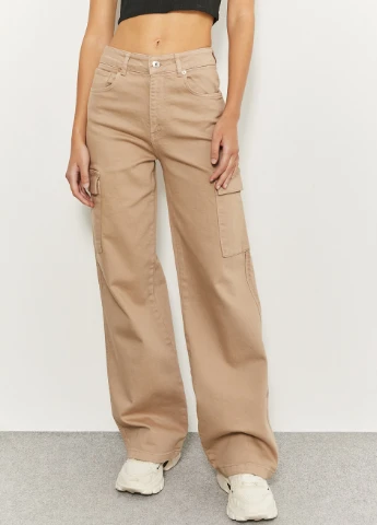 Брюки Tally Weijl Basic Trousers - WOMEN WOVEN COTTON PANT (257786792)