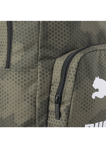 Рюкзак Originals Urban Backpack Puma однотонный зелёный спортивный