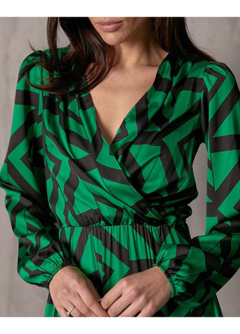 Зелена повсякденний сукня SL-Fashion