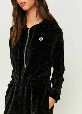Комбінезон Tally Weijl Fashion Dresses - KNIT JUMPSUIT однотонний чорний кежуал