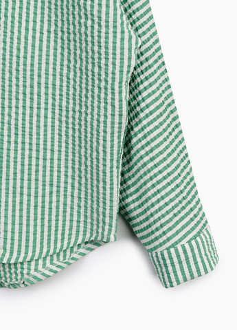 Зеленая повседневный рубашка Crep