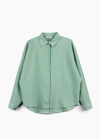 Зеленая повседневный рубашка Crep