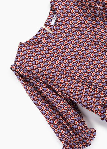 Синее повседневный платье Crep