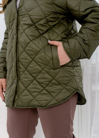 Оливкова (хакі) демісезонна куртка Minova Куртка 2429