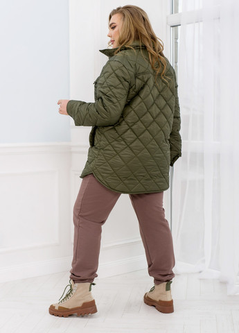 Оливкова (хакі) демісезонна куртка Minova Куртка 2429