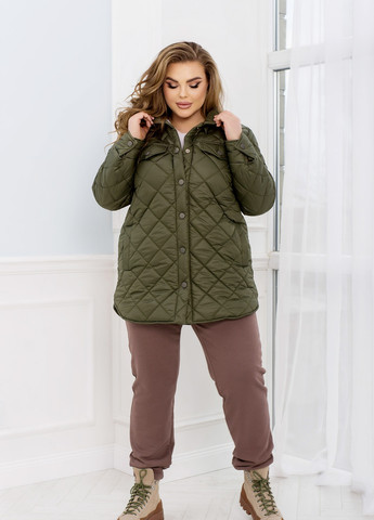 Оливкова (хакі) демісезонна куртка Minova Куртка 2429