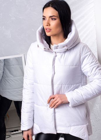 Біла демісезонна куртка жіноча демісезонна к-014 SoulKiss k-014