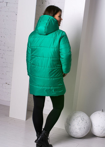 Зелена демісезонна куртка жіноча осіння к-012 SoulKiss k-012