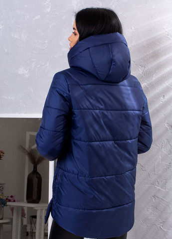 Темно-синяя демисезонная куртка женская весенняя к-014 SoulKiss k-014