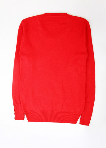 Червоний демісезонний светр No Brand