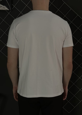 Белая футболка хлопковая базовая Vakko