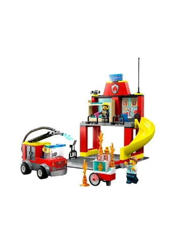 Конструктор City Пожежне депо та пожежна машина 60375 Lego (257875112)